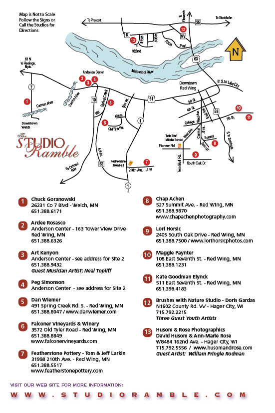 Map for Ramble